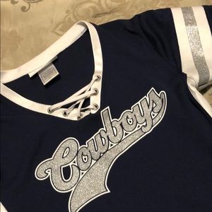 Dallas Cowboys Authentic Glitter Shirt
